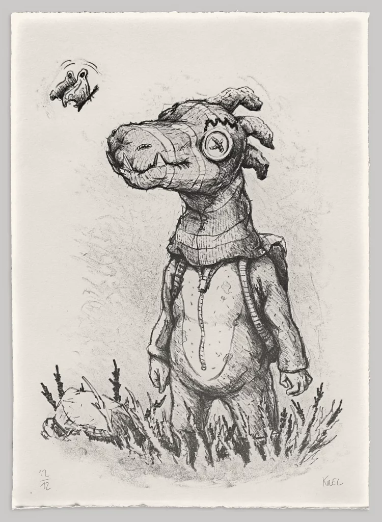 Lithographie – illustration de Krel