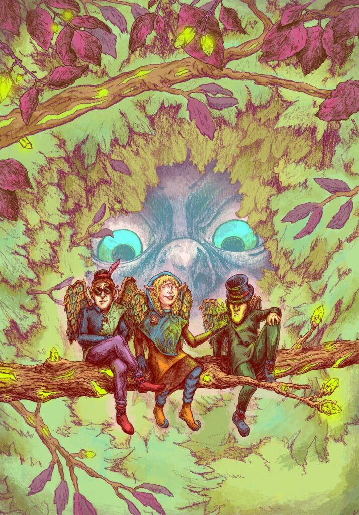 Le secret des elfes, Zot Compagnie – illustration de Krel